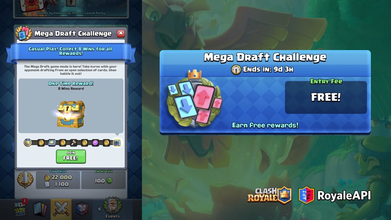 Clash Royale November 2022 Season 41 Silent Sanctuary: Challenges