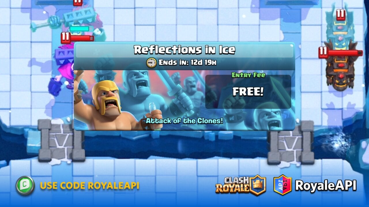 Clash Royale January 2023 Season 43 Frost Festival