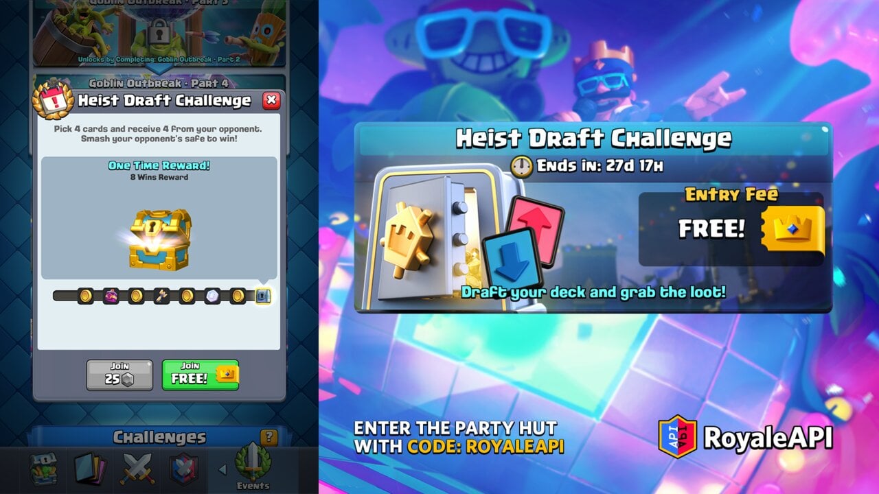 Clash Royale March 2023 Season 45 Goblin Party