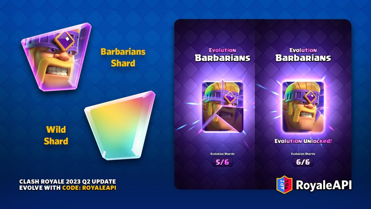 Card Evolution - Clash Royale 2023 Q2 Summer Update