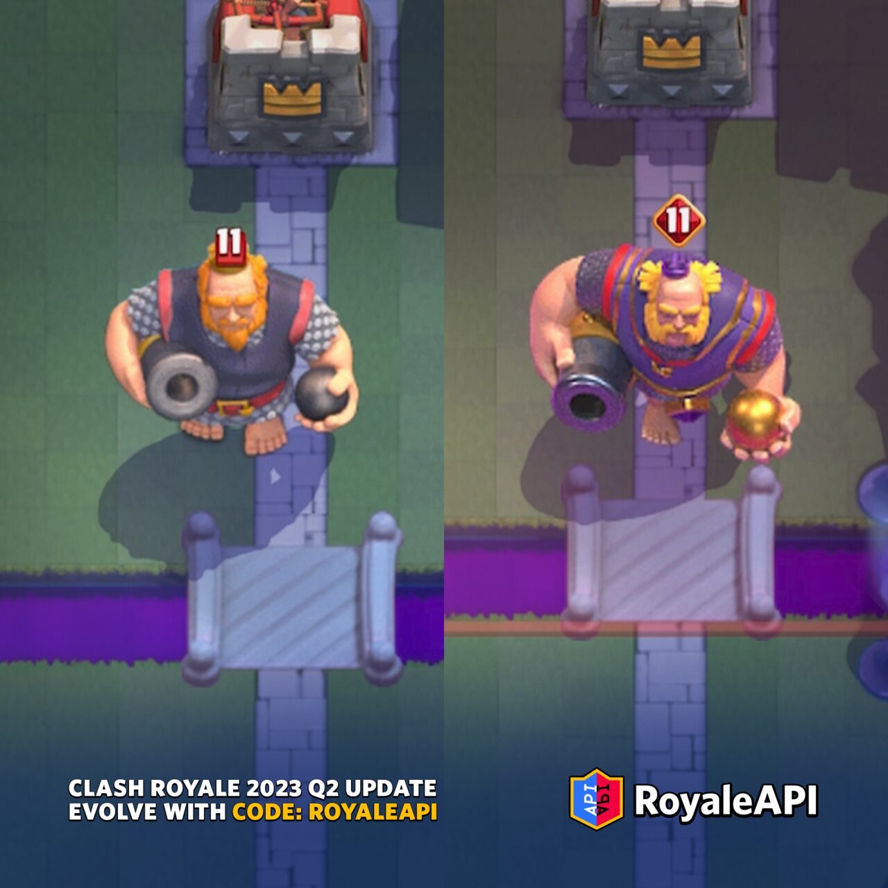 Evolved Royal Giant - Clash Royale 2023 Q2 Summer Update
