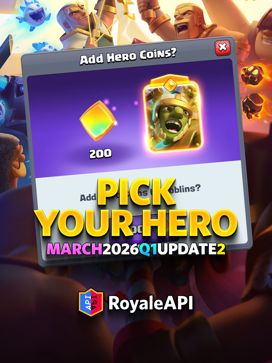 Clash Royale 2026 Mid-March Update - Clash Royale News Blog - RoyaleAPI