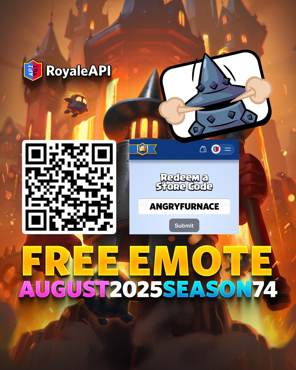 Fired Up - Clash Royale August 2025 (Season 74)