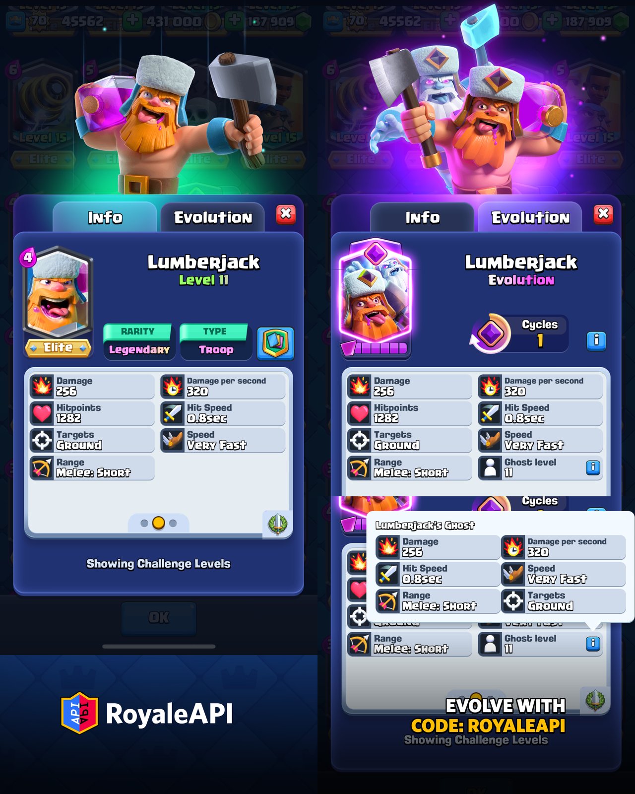 Lumberjack Evolution - February 2025 (Season 68) - Clash Royale