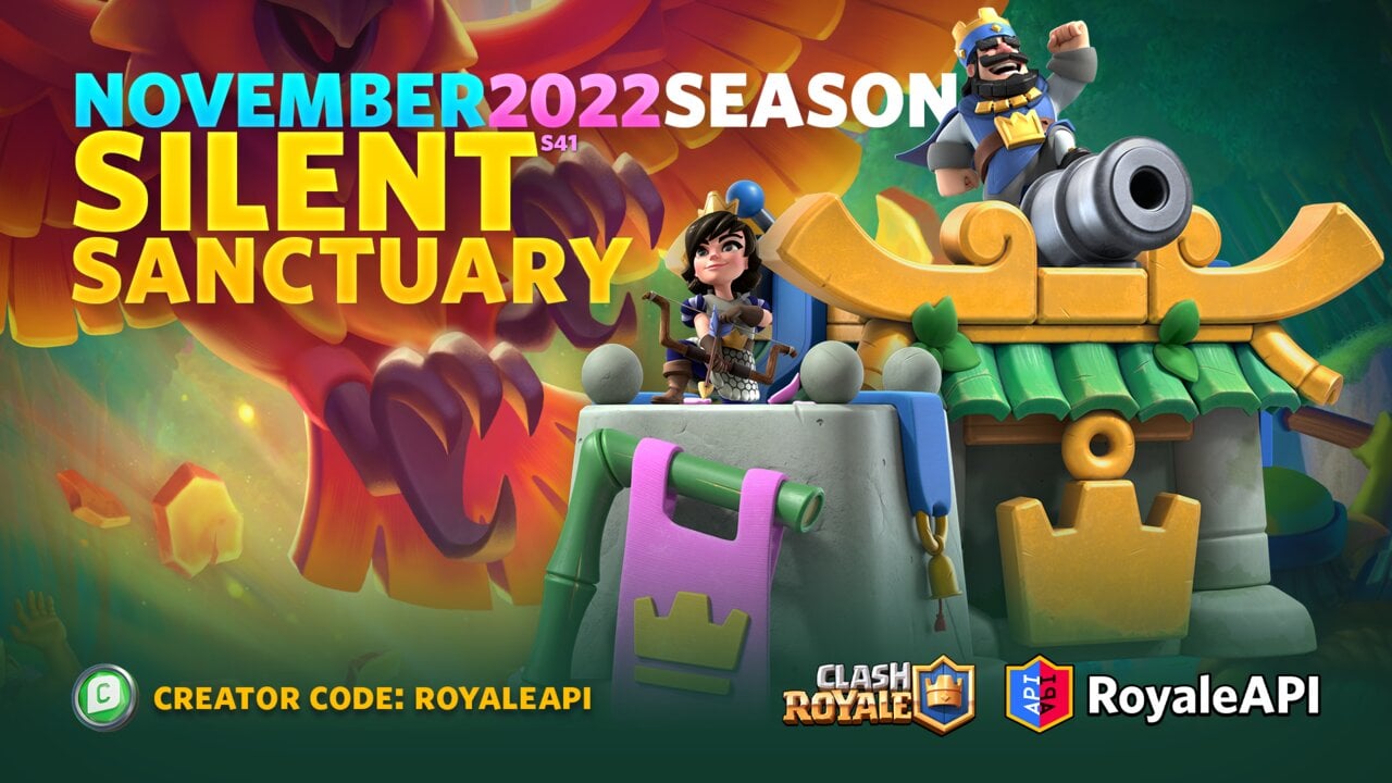 Clash Royale November 2022 Season 41 Silent Sanctuary