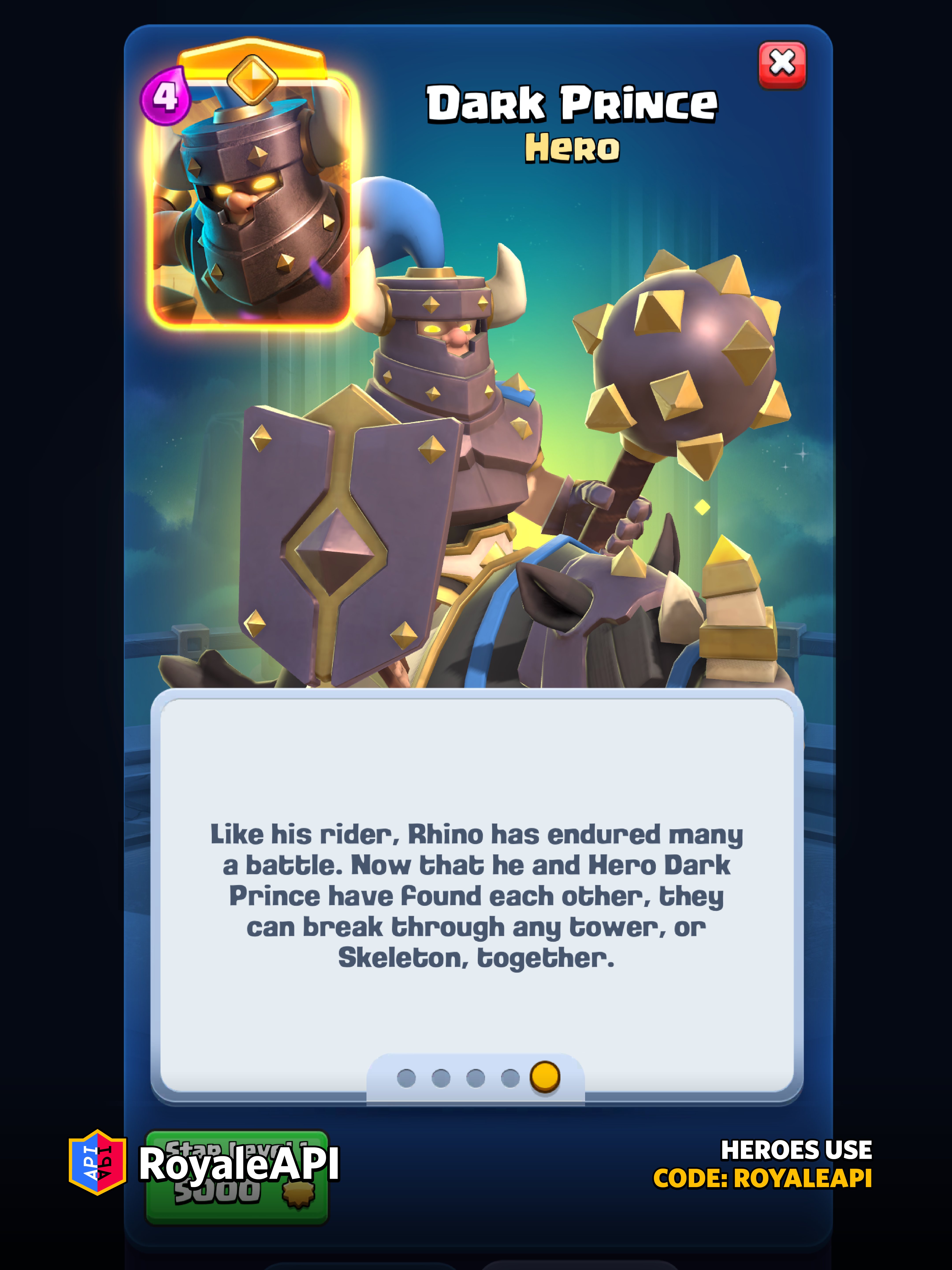 Hero Dark Prince - May 2026 (Season 83) - Clash Royale News Blog ...