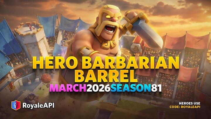 Hero Barbarian Barrel - March 2026 (Season 81)