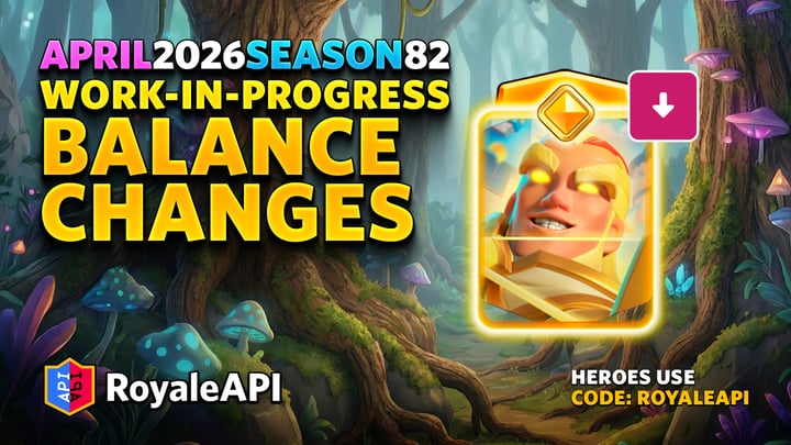 Work-in-progress Balance Changes - April 2026 (Season 82)