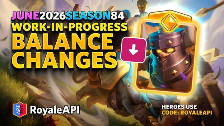 WIP Balance Changes - June 2026 (Season 84)