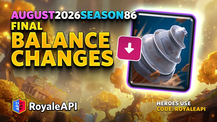 Final Balance Changes - August 2026 (Season 86)