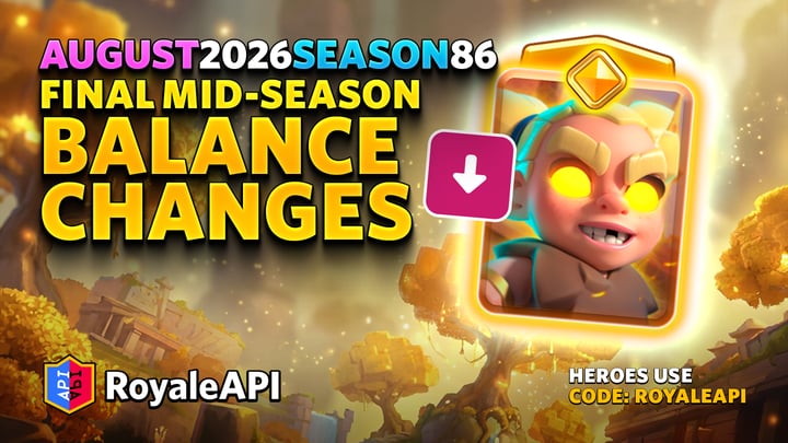 Final Mid-Season Balance Changes - August 2026 (Season 86)