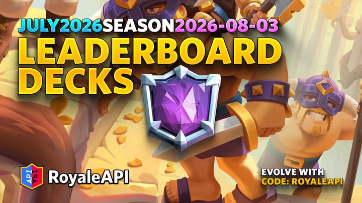 Leaderboard Decks - August 3 2026 - End of July 2026 Season