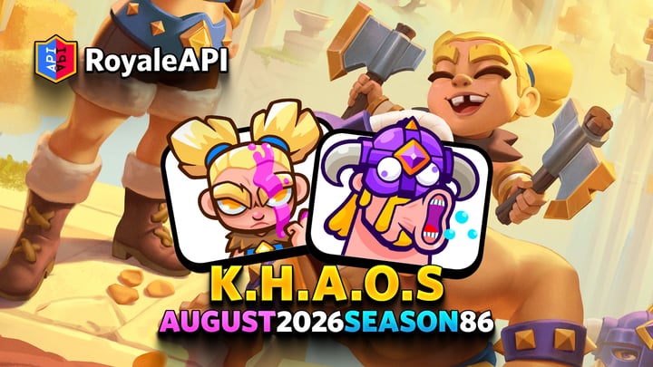 K.H.A.O.S - Season 86 - August 2026 Season Info